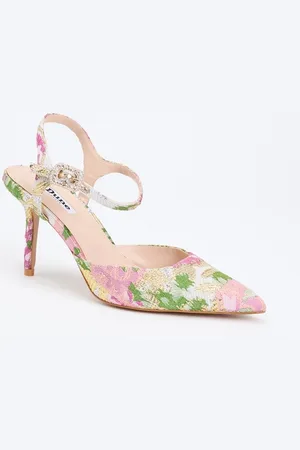 Dune Channel sandalette met strass