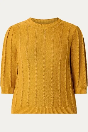 Expresso Grofgebreide top met ribstructuur