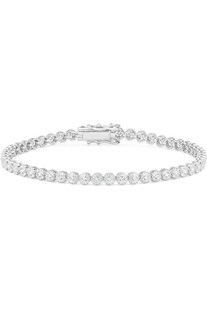 Diamond Point Witgouden armband, 0.99 ct diamant, Tennis bracelet