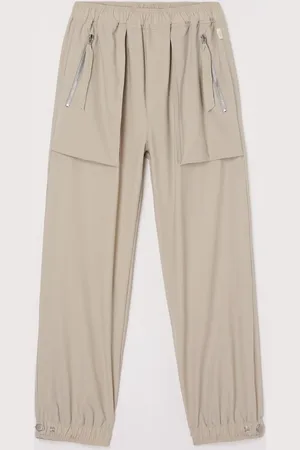 AI&KO Heather tapered fit broek met ritszakken