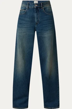 Isabel Marant Joanny high waist wide leg jeans met medium wassing