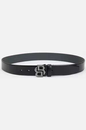 HUGO BOSS Icon riem van leer met logo