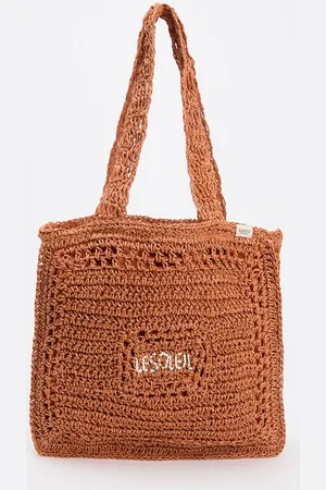 Barts Mahya schoudertas van raffia