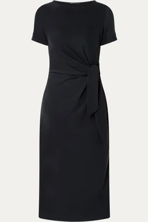 Expresso Midi jurk met strikdetail