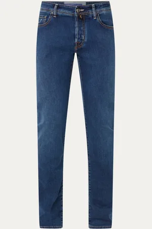 Jacob Cohen Nick slim fit jeans in lyocellblend met donkere wassing