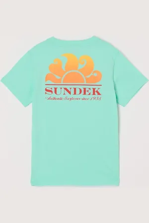 Sundek Herbert T-shirt met logo- en backprint