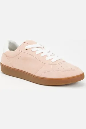 Dune Electrolite sneaker van suède met zeebraprint