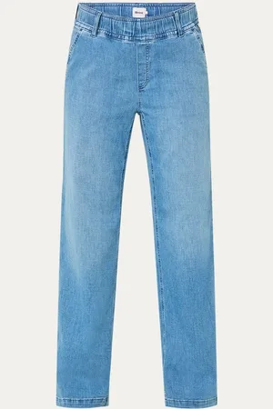 Brax Maine high waist straight fit jeans met steekzakken