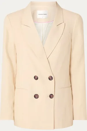 Fabienne Chapot Reggy blazer in linnenblend met schoudervulling