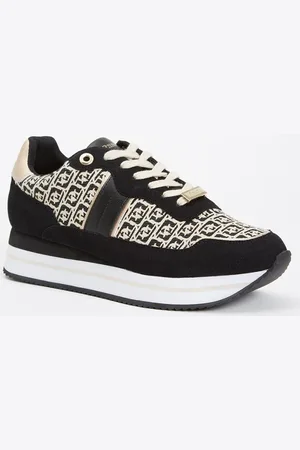 Dune Escapade sneaker met logoprint