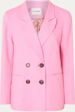 Fabienne Chapot Reggy blazer in linnenblend met schoudervulling