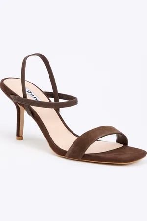 Dune Methodical sandalette met lakfinish