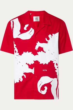 Arte Antwerp Carnation regular fit overhemd met print