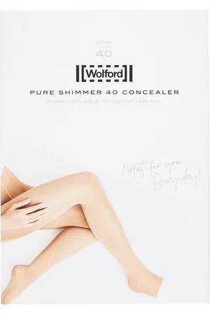 Wolford Pure Shimmer Concealer panty in 40 denier
