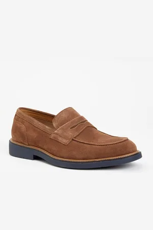 Dune Benet loafer van suède