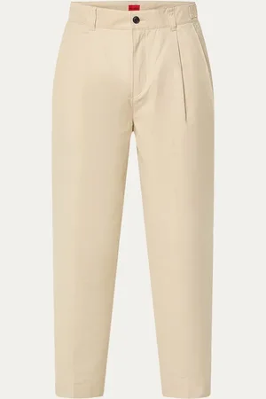 HUGO BOSS Renar loose fit chino met steekzakken