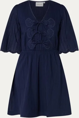 Fabienne Chapot Rory mini tuniekjurk met strikdetail