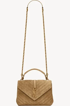 Saint Laurent College Medium crossbodytas van kalfssuède