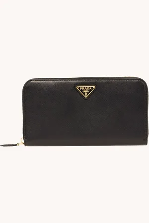 Prada Large portemonnee van leer