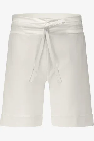 Studio Anneloes City mid waist wide fit korte broek van travelstof