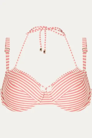 Marlies Dekkers Holi Vintage voorgevormde balconette bikinitop met streepprint