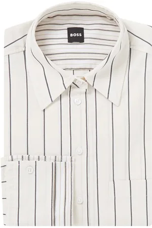 HUGO BOSS Brielle Monday blouse met streepprint