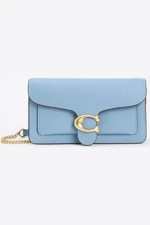 Coach Tabby Chain clutch van leer met afneembare schouderriem