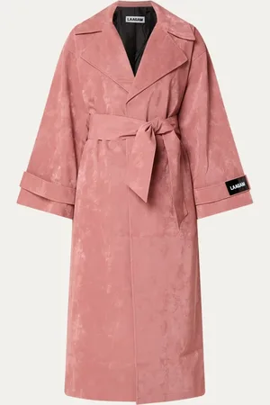 Laagam Janina trenchcoat met strikceintuur