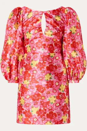 Laagam Liza mini tuniekjurk met ballonmouw