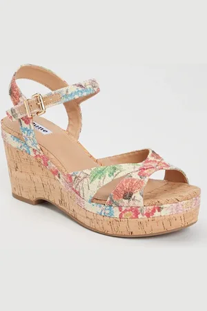 Dune Kelulu sandalette met bloemenprint
