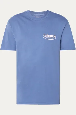 Carhartt Catalogue T-shirt van biologisch katoen met logo- en backprint