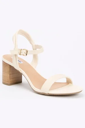 Dune Wide Fit Jaliz sandalette van leer