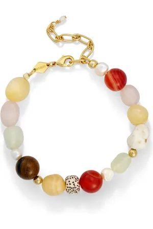 Anni Lu Seaside kralenarmband verguld