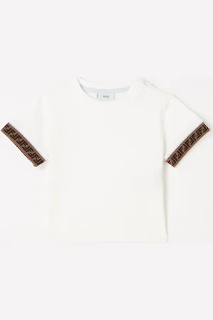 Fendi T-shirt met logoband