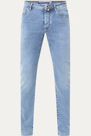Jacob Cohen Nick slim fit jeans in lyocellblend met lichte wassing