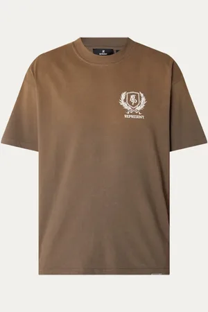 Represent Crest T-shirt met logo- en backprint