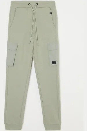 Retour Winston tapered fit joggingbroek met opgestikte zakken