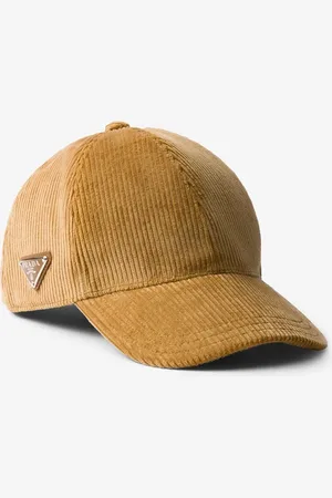 Prada Baseball pet van corduroy met logo