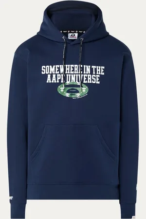 AAPE Hoodie met logo- en backprint