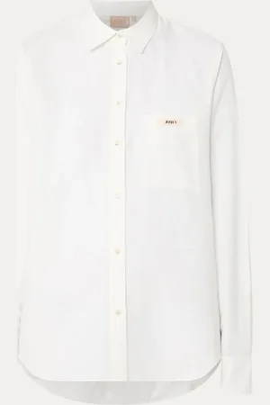 Josh V Lamar blouse in linnenblend met borstzak