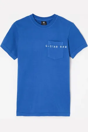 G-Star Base T-shirt met logo- en backprint
