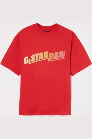 G-Star Oversized T-shirt met logo- en backprint
