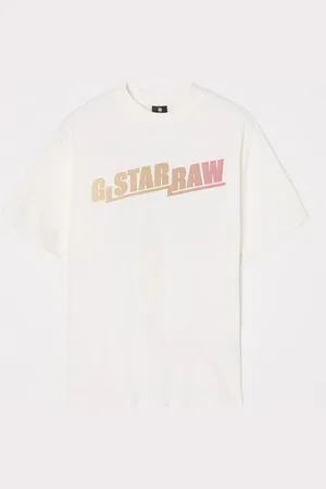 G-Star Oversized T-shirt met logo- en backprint