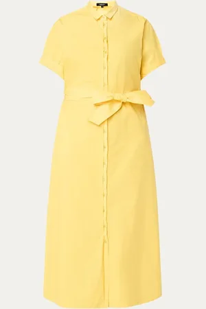 Claudia Sträter Maxi blousejurk met strikceintuur