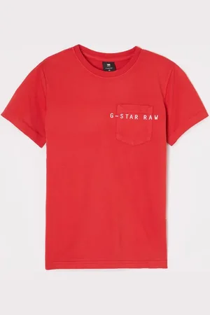 G-Star Base T-shirt met logo- en backprint