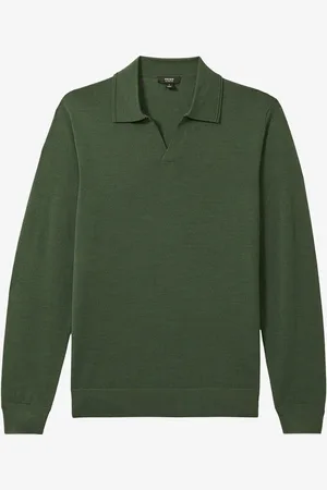 Reiss Milburn regular fit polo van merino wol