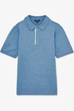 Reiss Finch regular fit polo met gemêleerd dessin