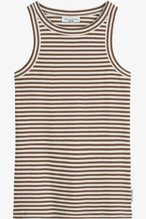 Marc O’ Polo Tanktop van biologisch katoen met streepprint