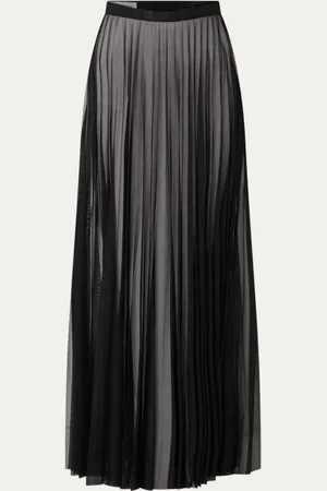 The Frankie Shop Vallen midi plooirok van mesh