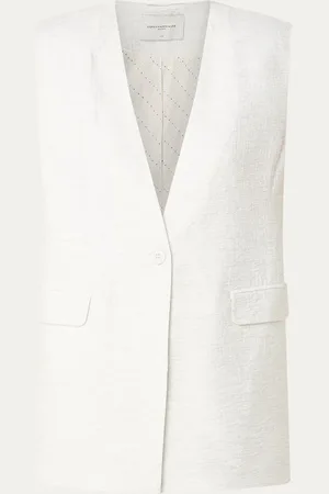 Copenhagen Muse Cmbrie gilet met klepzakken en structuur